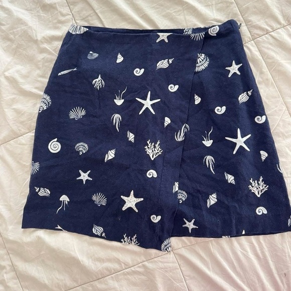 Seashell Print Linen-Blend Skort from A New Day™ - NWT - Picture 4 of 13